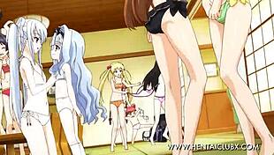 anime girls go wild in sexy hentai