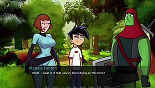 Danny Phantom Amity Park: Milf Redhead Battles Ghost Knights