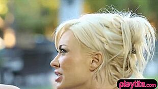 busty trophy wife, take it deep from your masseuse