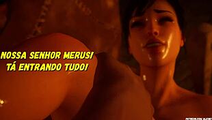 Bold Assfucking In Fantasy Gangbang Scene