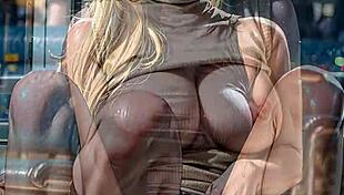 Ai Generated Blonde Flashing Pussy In Public