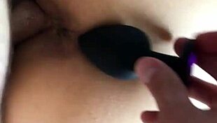 young latina wife gets her ass plugged and fucked doggystyle