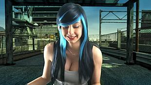 19-Year-Old Emo Big Boobs