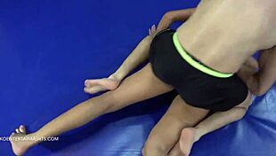 i... i mean, cherry kiss wrestles sunny in domination, kissing and all that femdom stuff.