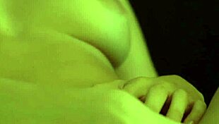 chick engages in solo action with toys and fingering