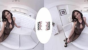 are you ready for this wet shaved pussy in fishnets?