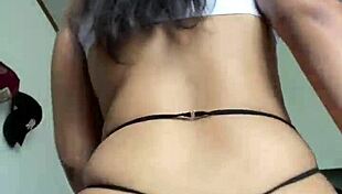 Latina Couple Rides Monster Cock in Intense Cowgirl Session.