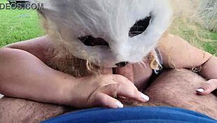 Wife Sucks Dick In The Backyard