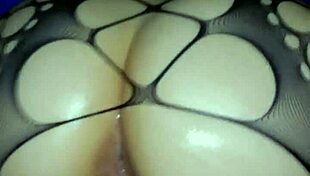 Blonde Babe Creams on Monster BBC in Lingerie