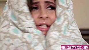 alluring lesbian chicks lick and grind pussies passionately