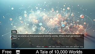 A Tale of 10,000 Worlds in Anime Fantasy