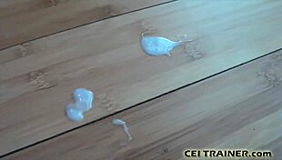 you are instructed to swallow your own seed in this pov session