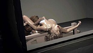 Deborah's cartoon sex scene remake features big tits bouncing during intense fucking and moaning