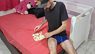 maduro plays domino with enteada noticing no panties