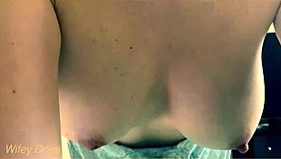 I see my wife showing her hot ass in tight booty shorts