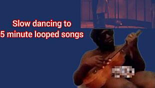 Couple Dancing For The First Time In Romantic Style