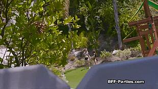 Hold the camera while i fuck these teen football chicks in uniform orgy.