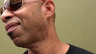 the domina swaps cum with the cuckold in heels