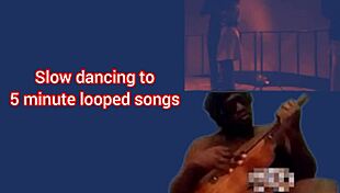 Couple Dancing For The First Time In Romantic Style