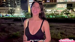 I Meet This Latina Hooker on the Beach and Take Her to My Apartment for a Vaginal Creampie