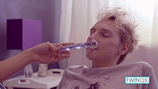 Horny Twink Nico Gets Ass Drilled And Cummed On By Hot Boy Logan