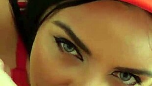 Beautiful POV Sucking Scene with Stunning Beauty in Close-Up