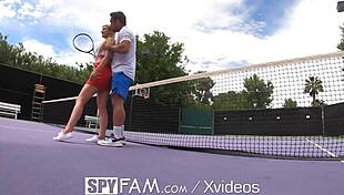 Step Bro Teaches Step Sis Tennis And Fucks Her Hard!