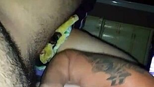 Wife Sucking Big Cock in Intriguing Contrast