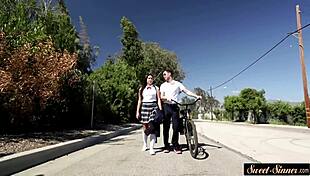 i explore taboo roleplay with petite teen