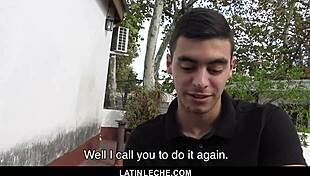 Straight Latino Gives Up His Ass For Cash!