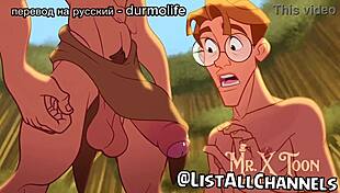 Want to see Mailo and Tarzan in a hot gay sex animation?