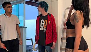 Hey guys, I called them to fix the internet and ended up fucking both! 😏