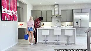 Naughty Maid Chloe Temple Craves BBC Deepthroat for Hot Cum