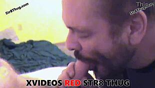 Nasty Gay Guy Stops By To Suck Monster Cocks And Get Cumshots