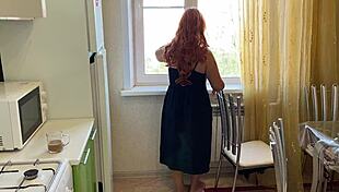 milf bends over for anal substitute.