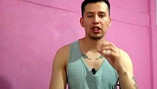 The plumber fucks me on the balcony with his big curved cock! Oh god, it's so intense!!