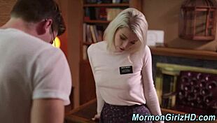 Mormon Teen 18+S Pussy Fucked with Handjob and Cumshot in Hardcore Missionary 😏