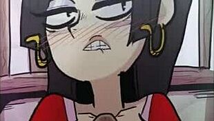 Boa hancock's big tits squeeze cock in hentai titty fuck loop