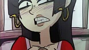 Boa hancock's big tits squeeze cock in hentai titty fuck loop