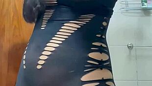 i secretly filmed my friend's girlfriend, a sexy prostitute, getting anal in the bathroom.