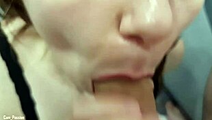 Intense Closeup Blowjob Leads To Huge Cum In Mouth POV