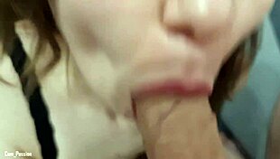 Intense Closeup Blowjob Leads To Huge Cum In Mouth POV