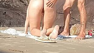 Found a Stunning Beauty Bare at the Beach