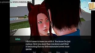 In My New Family 190, the hentai cartoon features erotic sex scenes in 3D