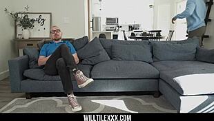 daisie belle's big tits bounce as she gets fucked by black stud in front of boyfriend