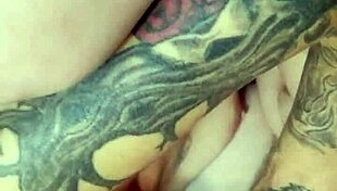 Couple enjoys a fun Halloween party at home