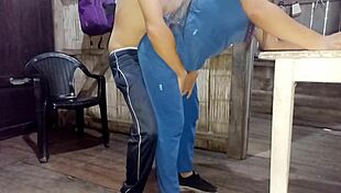 Nurse invites guy home while husband away, they decide on doggystyle sex with big ass