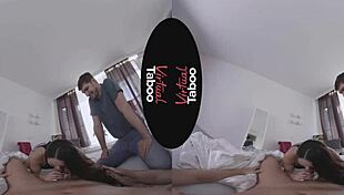 Virtual Taboo - Anal Slut! Brunette Gets Her Shaved Pussy And Ass Fucked Hard