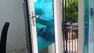 filmed my cuckold neighbor enjoying his wife getting pounded