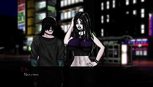 putting big cock in monster's mouth for blowjob in hentai game